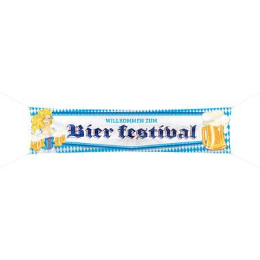 Spandoek Bierfest 40 x 180 cm plastic